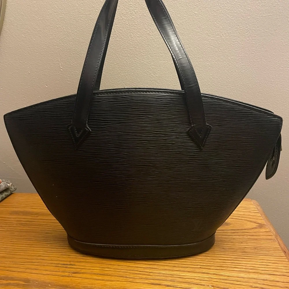 LV Saint Jacques Black Epi Leather Tote Bag *Louis Vuitton* - Picture 2 of 11